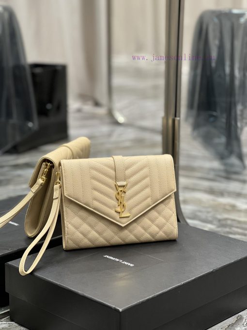 Yves Saint Laurent Bags 𝑴𝑶𝑵𝑶𝑮𝑹𝑨𝑴 _ Caviar handbag, with detachable wrist strap, wear-resistant caviar pattern, 100% jbulsnq9 - Image 3