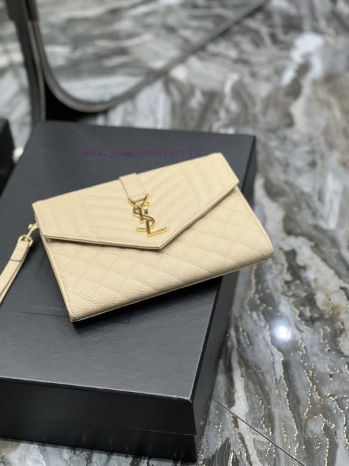 Yves Saint Laurent Bags 𝑴𝑶𝑵𝑶𝑮𝑹𝑨𝑴 _ Caviar handbag, with detachable wrist strap, wear-resistant caviar pattern, 100% jbulsnq9 - Image 8