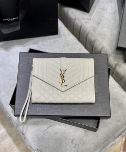 Yves Saint Laurent Bags 𝑴𝑶𝑵𝑶𝑮𝑹𝑨𝑴 _ Caviar handbag, with detachable wrist strap, wear-resistant caviar pattern, 100% vatzlutn