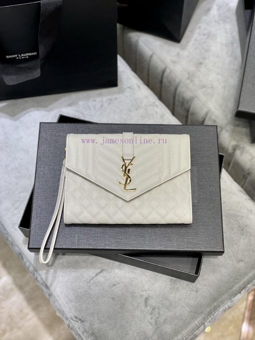 Yves Saint Laurent Bags 𝑴𝑶𝑵𝑶𝑮𝑹𝑨𝑴 _ Caviar handbag, with detachable wrist strap, wear-resistant caviar pattern, 100% vatzlutn - Image 2