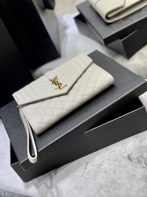 Yves Saint Laurent Bags 𝑴𝑶𝑵𝑶𝑮𝑹𝑨𝑴 _ Caviar handbag, with detachable wrist strap, wear-resistant caviar pattern, 100% vatzlutn - Image 4