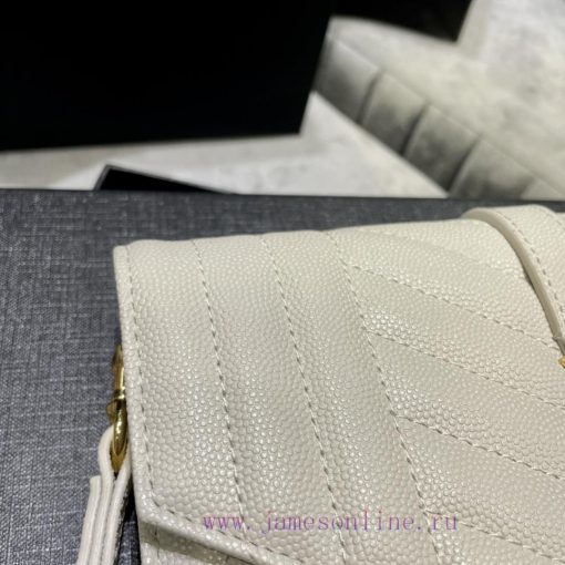 Yves Saint Laurent Bags 𝑴𝑶𝑵𝑶𝑮𝑹𝑨𝑴 _ Caviar handbag, with detachable wrist strap, wear-resistant caviar pattern, 100% vatzlutn - Image 5