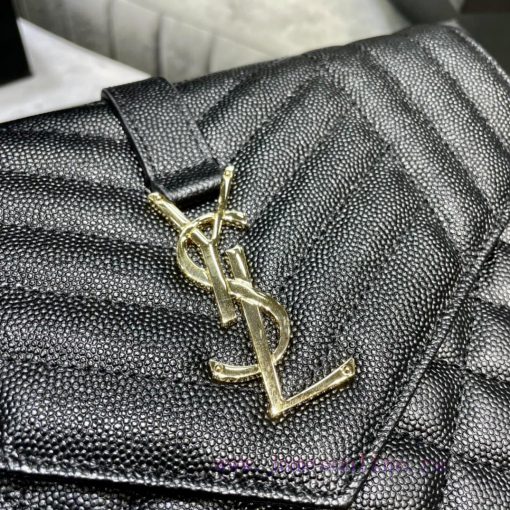 Yves Saint Laurent Bags 𝑴𝑶𝑵𝑶𝑮𝑹𝑨𝑴 _ Caviar handbag, with detachable wrist strap, wear-resistant caviar pattern, 100% ai9s89n5 - Image 5