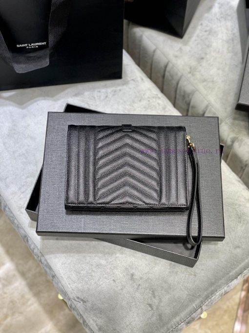 Yves Saint Laurent Bags 𝑴𝑶𝑵𝑶𝑮𝑹𝑨𝑴 _ Caviar handbag, with detachable wrist strap, wear-resistant caviar pattern, 100% ai9s89n5 - Image 10