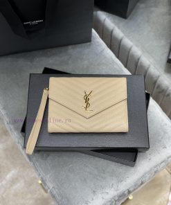 Yves Saint Laurent Bags 𝑴𝑶𝑵𝑶𝑮𝑹𝑨𝑴 _ Caviar handbag, with detachable wrist strap, wear-resistant caviar pattern, 100% zbg4na95