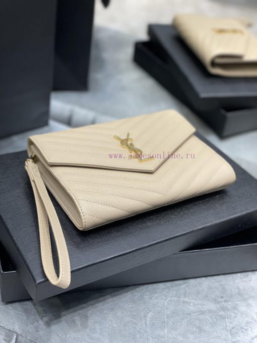 Yves Saint Laurent Bags 𝑴𝑶𝑵𝑶𝑮𝑹𝑨𝑴 _ Caviar handbag, with detachable wrist strap, wear-resistant caviar pattern, 100% zbg4na95 - Image 4