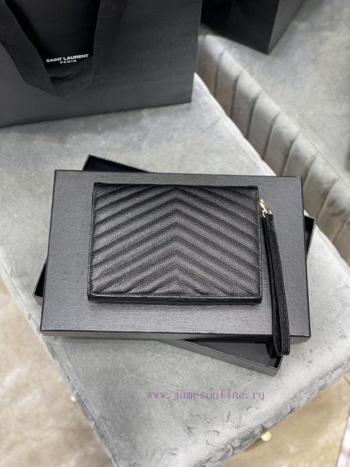 Yves Saint Laurent Bags 𝑴𝑶𝑵𝑶𝑮𝑹𝑨𝑴 _ Caviar handbag, with detachable wrist strap, wear-resistant caviar pattern, 100% 9ahlpl7c - Image 6