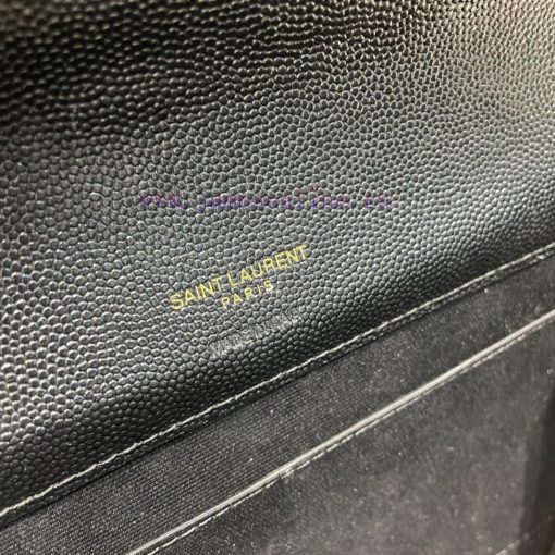 Yves Saint Laurent Bags 𝑴𝑶𝑵𝑶𝑮𝑹𝑨𝑴 _ Caviar handbag, with detachable wrist strap, wear-resistant caviar pattern, 100% 9ahlpl7c - Image 10