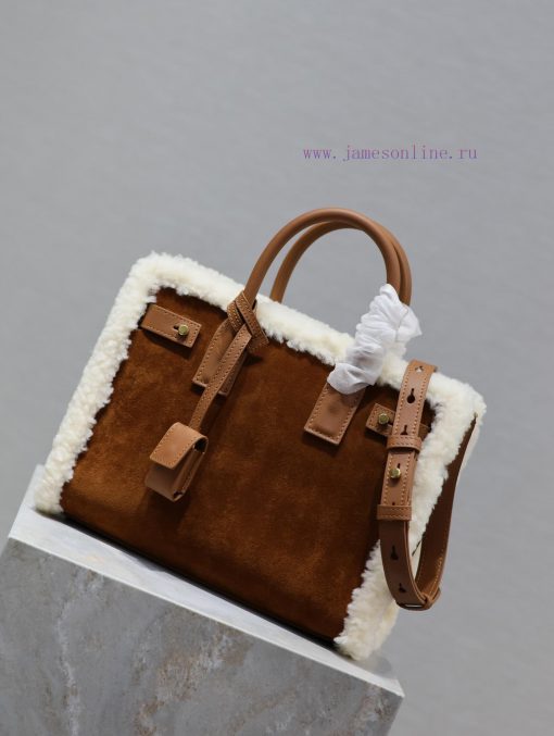 Yves Saint Laurent Bags sac de jour26cmLamb wool classic organ bag_Also equipped with a long shoulder strap and an i vmqi11of - Image 3