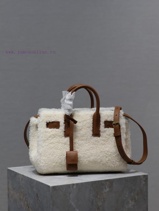 Yves Saint Laurent Bags Sac de jour22cm lamb woolEquipped with long shoulder straps and mini sizeThe design concept 10ghxwbz - Image 2