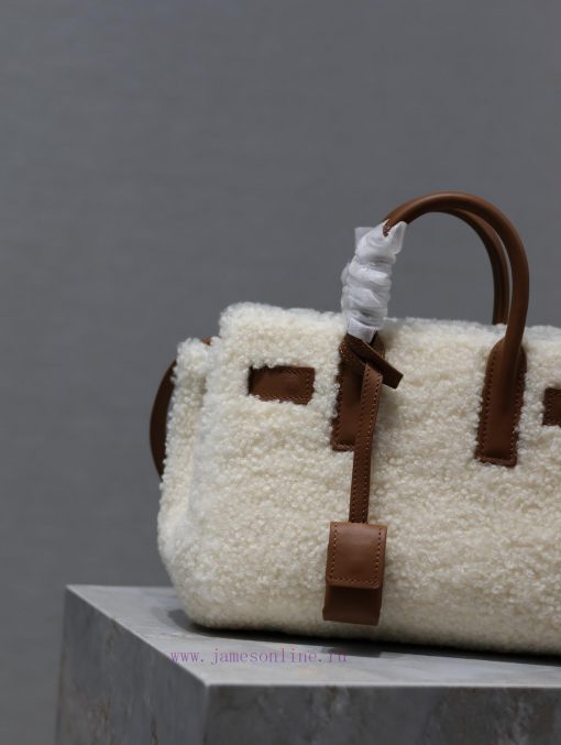 Yves Saint Laurent Bags Sac de jour22cm lamb woolEquipped with long shoulder straps and mini sizeThe design concept 10ghxwbz - Image 4