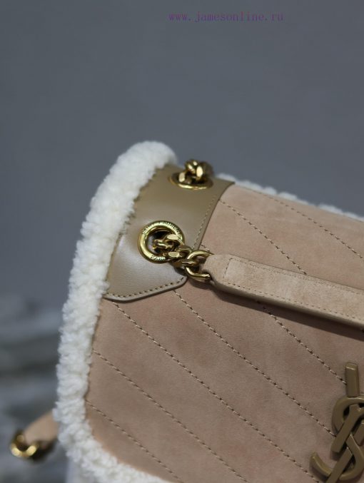 Yves Saint Laurent Bags Niki_ New lamb wool suedeThe most eye-catching lamb fur suede must be planted with grass~Gen hqre8mtf - Image 5