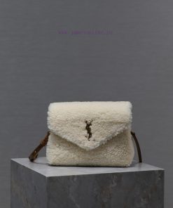 Yves Saint Laurent Bags Autumn and winter lamb wool styles are releasedExplosive Loulou launches lamb wool with leat sxi8mis8