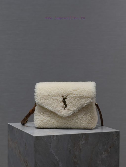 Yves Saint Laurent Bags Autumn and winter lamb wool styles are releasedExplosive Loulou launches lamb wool with leat sxi8mis8 - Image 2