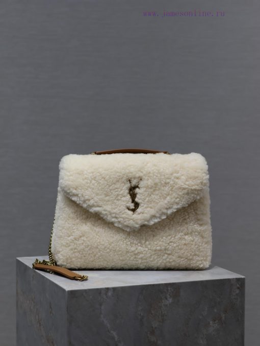 Yves Saint Laurent Bags Autumn and winter lamb wool styles are releasedExplosive Loulou launches lamb wool with leat 8c52odka - Image 2