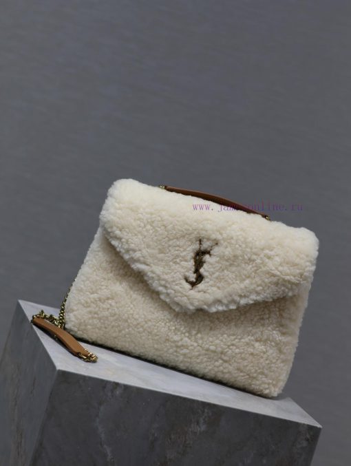 Yves Saint Laurent Bags Autumn and winter lamb wool styles are releasedExplosive Loulou launches lamb wool with leat 8c52odka - Image 3
