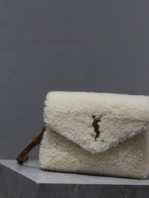 Yves Saint Laurent Bags Autumn and winter lamb wool styles are releasedExplosive Loulou launches lamb wool with leat sxi8mis8 - Image 4