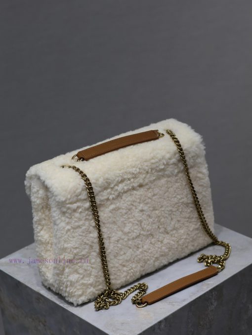 Yves Saint Laurent Bags Autumn and winter lamb wool styles are releasedExplosive Loulou launches lamb wool with leat 8c52odka - Image 7