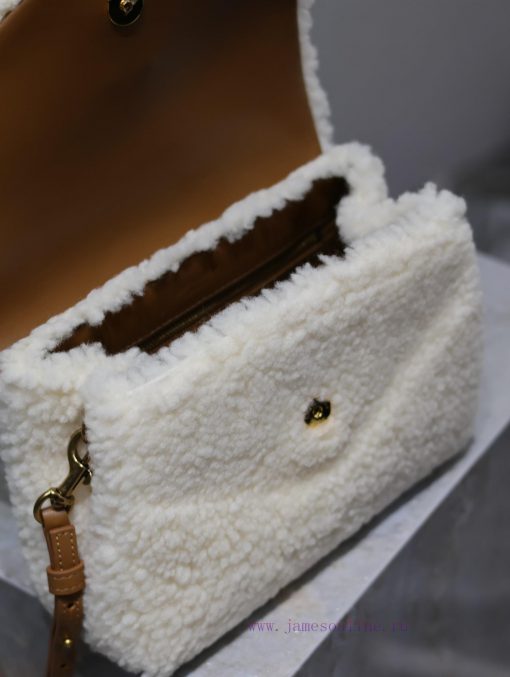 Yves Saint Laurent Bags Autumn and winter lamb wool styles are releasedExplosive Loulou launches lamb wool with leat sxi8mis8 - Image 10