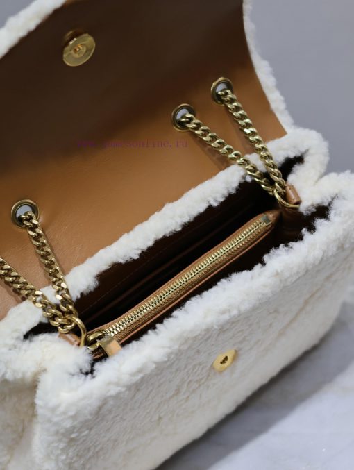 Yves Saint Laurent Bags Autumn and winter lamb wool styles are releasedExplosive Loulou launches lamb wool with leat 8c52odka - Image 10