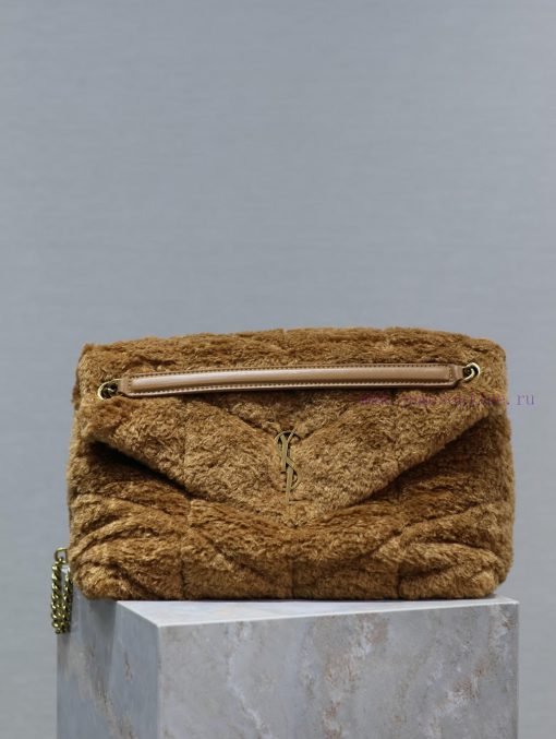 Yves Saint Laurent Bags Autumn and winter wool styles are available 🧏 ‍️Loulou Puffer launches wool and leather seri qzbua3vo