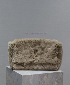 Yves Saint Laurent Bags Autumn and winter rabbit fur styles are out~𝐊𝐚𝐭𝐞 _ Double sided bag launches suede&rabbit fu 5s1aoewm