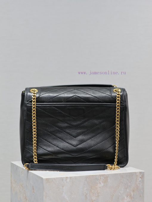 Yves Saint Laurent Bags NIKI New LargeBlack sheepskin without packagingThe new Niki is more practical, adding a D-bu o9dv49zv - Image 7