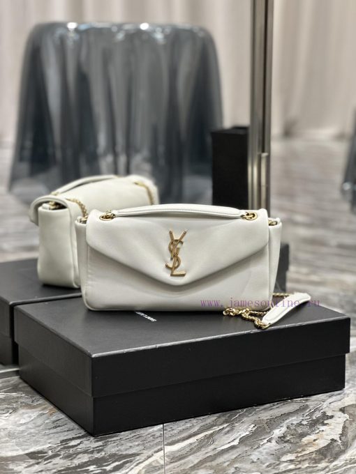 Yves Saint Laurent Bags CALYPSO_ Sheepskin Chain BagMade of imported Italian lambskin, it has a soft and delicate to sfjuzm2a - Image 2