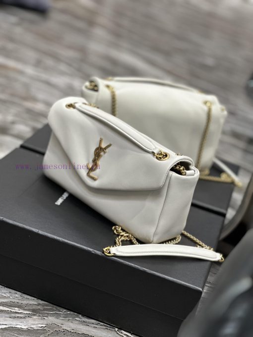 Yves Saint Laurent Bags CALYPSO_ Sheepskin Chain BagMade of imported Italian lambskin, it has a soft and delicate to sfjuzm2a - Image 5