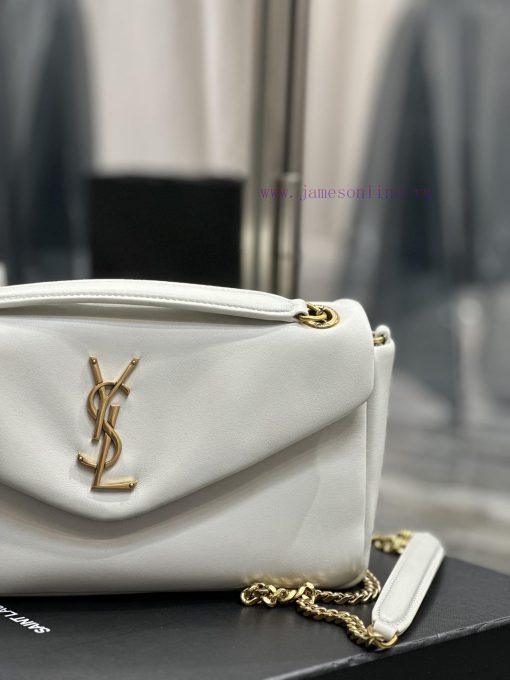 Yves Saint Laurent Bags CALYPSO_ Sheepskin Chain BagMade of imported Italian lambskin, it has a soft and delicate to sfjuzm2a - Image 6
