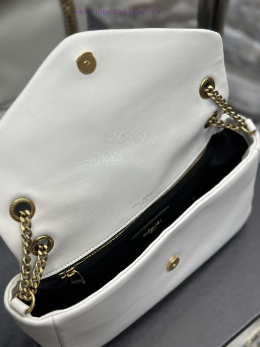 Yves Saint Laurent Bags CALYPSO_ Sheepskin Chain BagMade of imported Italian lambskin, it has a soft and delicate to sfjuzm2a - Image 10