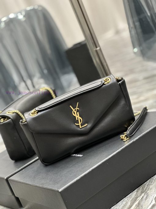 Yves Saint Laurent Bags CALYPSO_ Sheepskin Chain BagMade of imported Italian lambskin, it has a soft and delicate to dk85yrs6 - Image 3