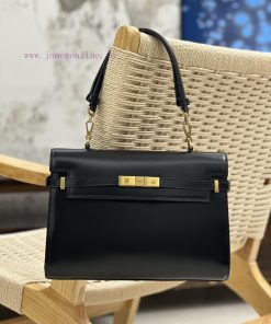 Yves Saint Laurent Bags Manhattan_The flip Manhattan baguette bag changes the classic logo of the past and replaces 0x75b428