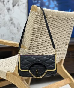 Yves Saint Laurent Bags LE 87 Sheepskin Metal Mouth Cover BagFull of retro feel, sheepskin texture, delicate touch, wzmh5d34