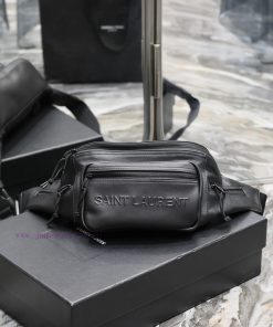 Yves Saint Laurent Bags Full leather waist bagThe Italian imported cowhide material is lightweight and fashionable, g07v309n