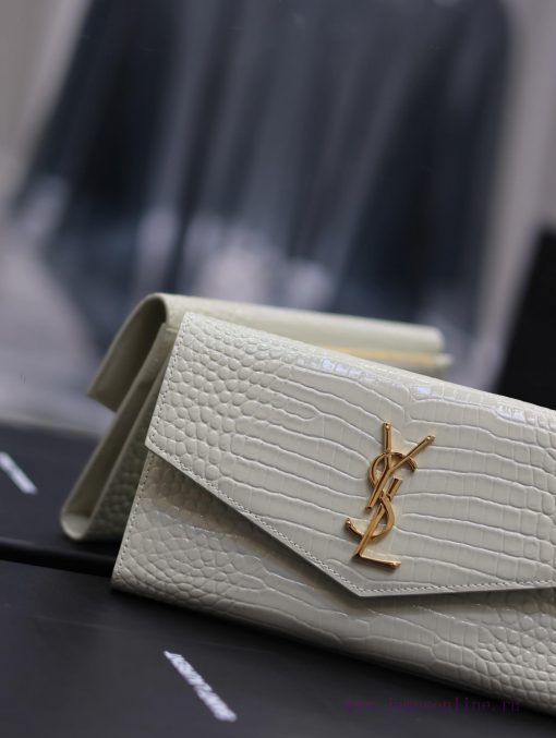 Yves Saint Laurent Bags UPTOWN_Large WalletThe classic crocodile embossed cowhide showcases its texture, with a nobl 2xqbr71n - Image 3