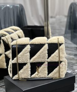 Yves Saint Laurent Bags JAMIE-New Lamb Wool with Oil Wax SkinThe most eye-catching lamb wool oil wax leather must be r72m5epu