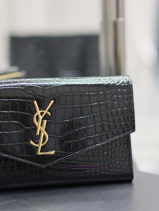 Yves Saint Laurent Bags UPTOWN_Large WalletThe classic crocodile embossed cowhide showcases its texture, with a nobl 05ozxlin - Image 4