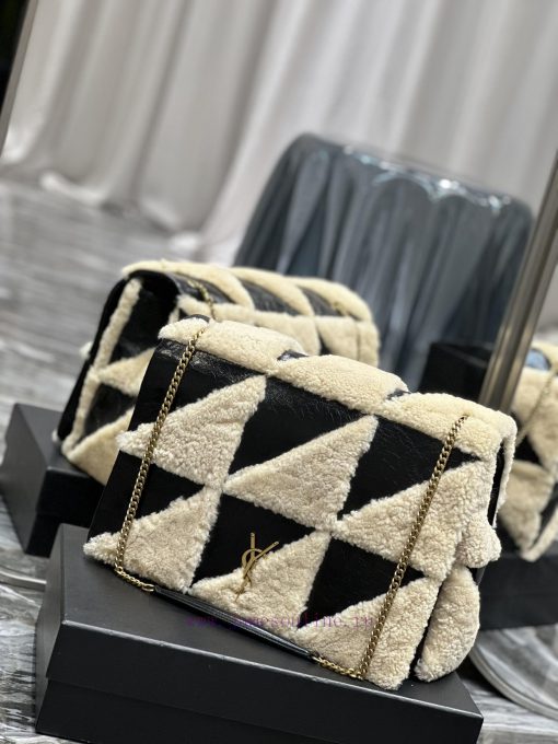 Yves Saint Laurent Bags JAMIE-New Lamb Wool with Oil Wax SkinThe most eye-catching lamb wool oil wax leather must be r72m5epu - Image 4