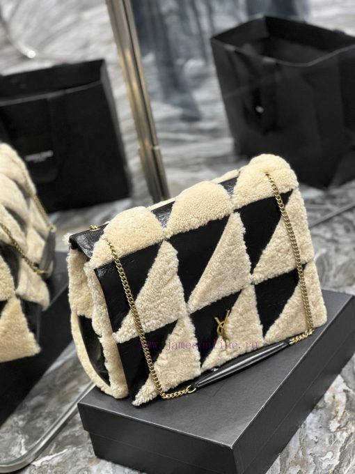 Yves Saint Laurent Bags JAMIE-New Lamb Wool with Oil Wax SkinThe most eye-catching lamb wool oil wax leather must be r72m5epu - Image 6