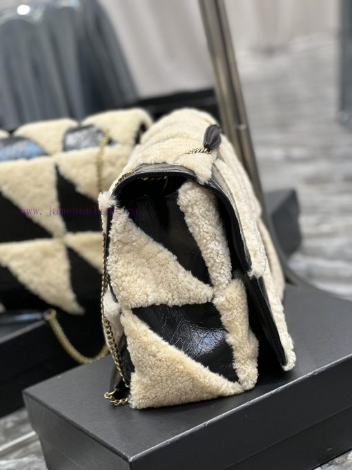 Yves Saint Laurent Bags JAMIE-New Lamb Wool with Oil Wax SkinThe most eye-catching lamb wool oil wax leather must be r72m5epu - Image 7