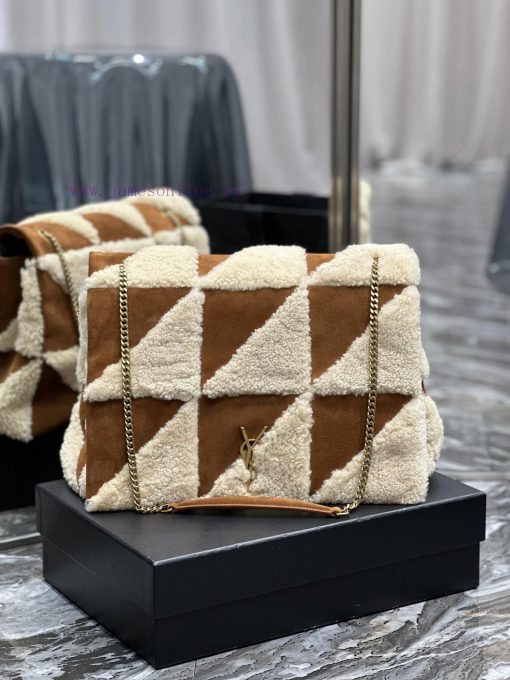 Yves Saint Laurent Bags JAMIE-New lamb wool with suedeThe most eye-catching lamb fur suede must be planted with gras zdb2g6sf - Image 2