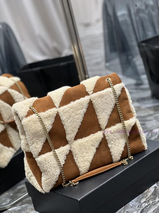 Yves Saint Laurent Bags JAMIE-New lamb wool with suedeThe most eye-catching lamb fur suede must be planted with gras zdb2g6sf - Image 5