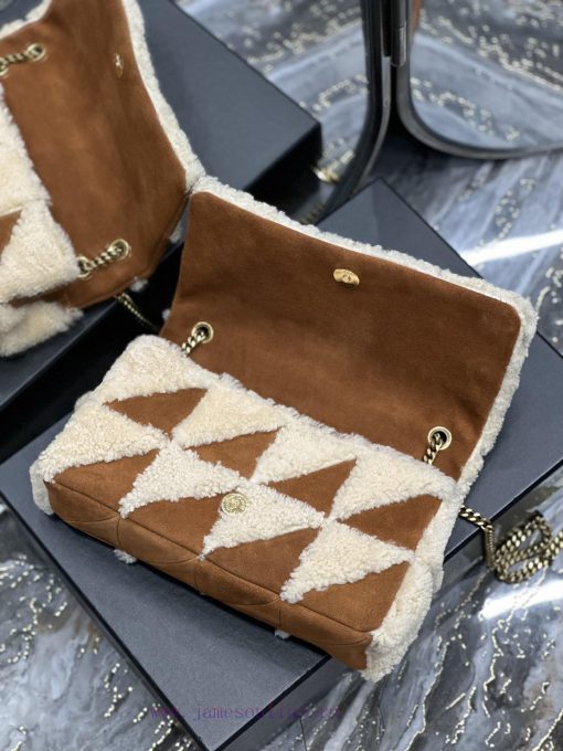 Yves Saint Laurent Bags JAMIE-New lamb wool with suedeThe most eye-catching lamb fur suede must be planted with gras 290zai4w - Image 9