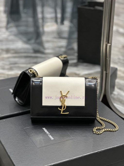 Yves Saint Laurent Bags NEW Black with White ▫️KATE 20cm latest size, timeless style, irresistible super charm, a mu tejlosv6 - Image 2