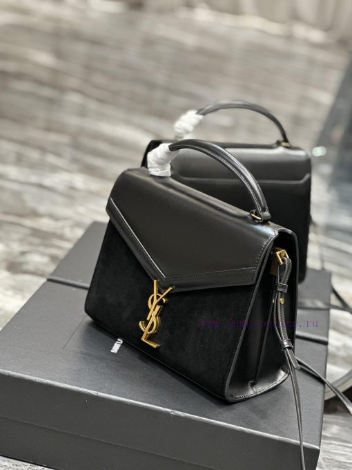Yves Saint Laurent Bags _CASSANDRA_ Paired with suede briefcaseThe combination of different materials adds a sense o nhldxgfq - Image 3