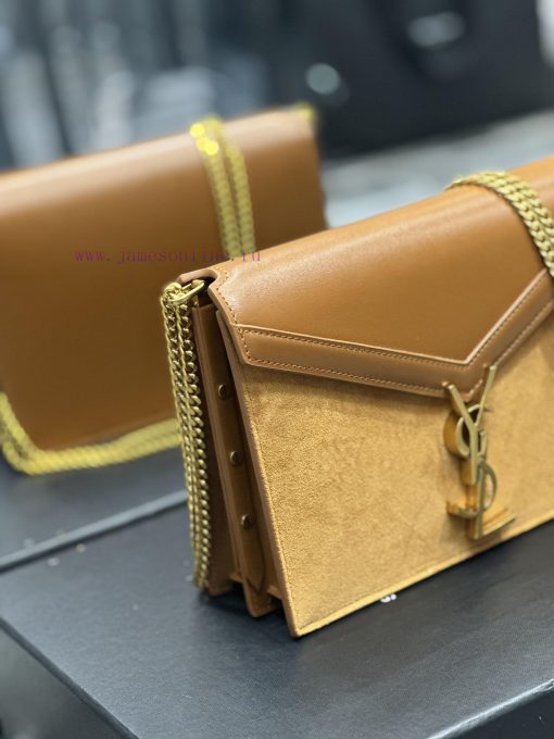 Yves Saint Laurent Bags CASSANDRA Matte Series_Italian gold buckle cowhide paired with frosted leather, decorated wi wolaswjw - Image 4