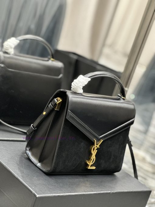 Yves Saint Laurent Bags _CASSANDRA_ Paired with suede briefcaseThe combination of different materials adds a sense o nhldxgfq - Image 5