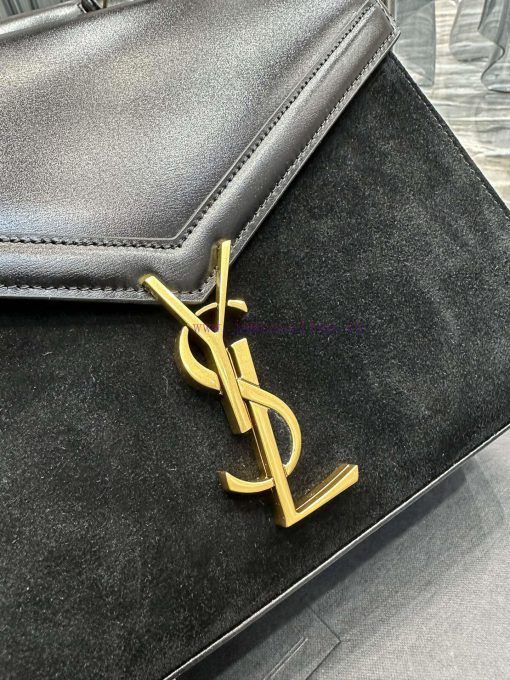 Yves Saint Laurent Bags _CASSANDRA_ Paired with suede briefcaseThe combination of different materials adds a sense o nhldxgfq - Image 7