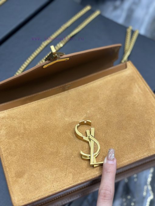 Yves Saint Laurent Bags CASSANDRA Matte Series_Italian gold buckle cowhide paired with frosted leather, decorated wi wolaswjw - Image 8